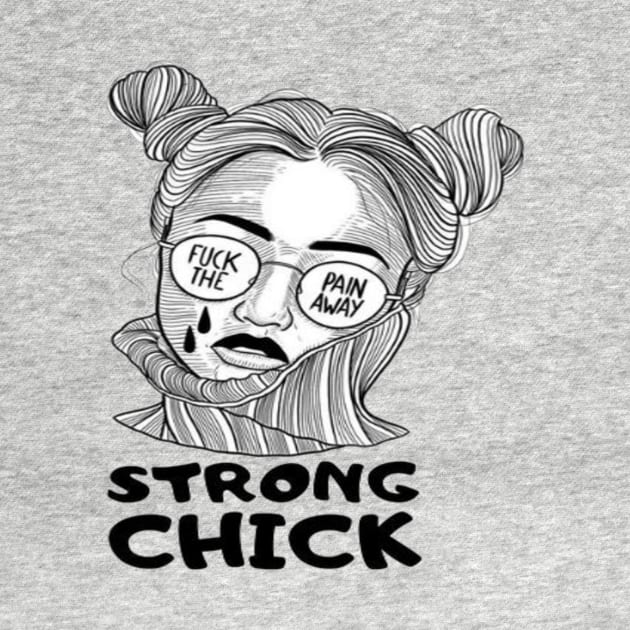 Strong Chick Woman's by Salam Hadi